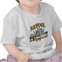 Inheemse Amerikaanse Vrachtwagenchauffeur Tshirts
