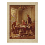 Inscription de la déclaration d'indépendance de Fe Cartes Postales