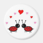 Insecte d'amour magnets pour réfrigérateur