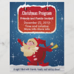 Insecte de programme de Noël de Père Noël Prospectus