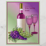 Insecte d'événement d'échantillon de vin tract customisé