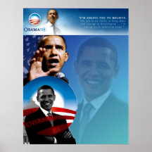 Insecte d'Obama Affiche
