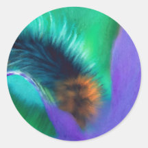 Insecten - Caterpillar die Iris smakken Sticker