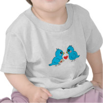 Inséparables bleus