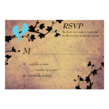 Inséparables RSVP de couples Invitation Personnalisable