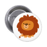 Insigne câlin mignon de bouton de lion de bande de badges publicitaires
