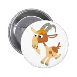 Insigne courant de bouton de chèvre de bande dessi pin's