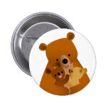 Insigne de bouton de maman Bear badges publicitaires