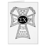 Insigne de Chi de sigma Cartes