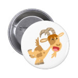 Insigne heureux mignon de Buton de chèvre de bande Pin's