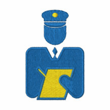 INSPECTEUR GEBORDUURD POLO SHIRT
