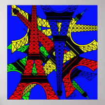Inspiré par Tour Eiffel Affiche