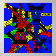 Inspiré par Tour Eiffel Poster