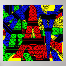 Inspiré par Tours Eiffel Affiches
