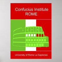 Institut de Confucius à Rome Posters
