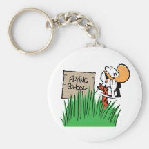 Instructeur Keychain d'école de vol Porte-clef