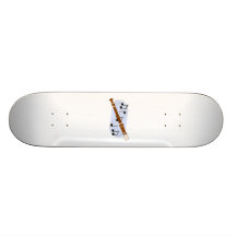 Instrument d'enregistreur de musique plateaux de skateboards customisés