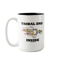 Intérieur d'ADN de tribal (reproduction d'ADN)