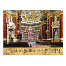 Intérieur de la basilique de St Stephen à Budapest Cartes Postales