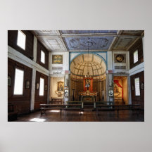 INTÉRIEUR de MISSION de CATALDO - ÉTAT de l'IDAHO Posters
