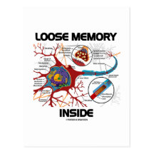 Intérieur lâche de mémoire (neurone/synapse) carte postale