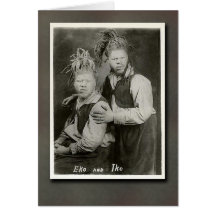 Interprètes de cirque d'Eko et d'Iko "hommes de Ma Carte