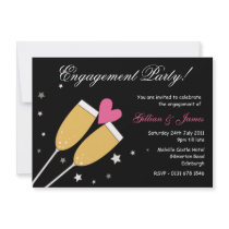 Invitation 2 de partie d'engagement de pain grillé