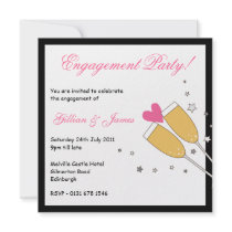 Invitation 3 de partie d'engagement de pain grillé