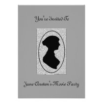 Invitation 3 du thé de Jane Austen invitations