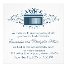 Invitation actuel de Noël de remous de vacances, b