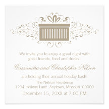 Invitation actuel de Noël de remous de vacances, L