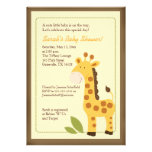 Invitation adorable de baby shower de la jungle 5x
