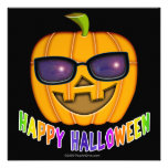 Invitation - citrouille de Halloween Jack-o'-lante