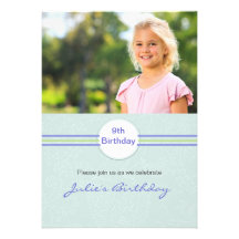Invitation classique de fête d'anniversaire de pho