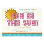 Invitation d'amusement au soleil