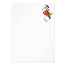 Invitation d'animal familier de patchwork d'hippoc