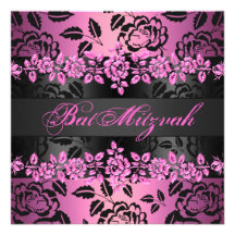 Invitation d'anniversaire de conception de rose de