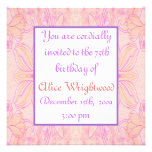 Invitation d'anniversaire de dames