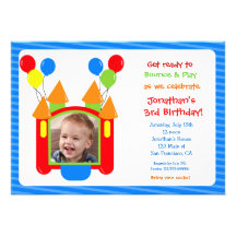 Invitation d'anniversaire de photo de Chambre de r