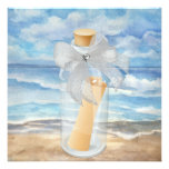 "Invitation dans une bouteille" - invitation de pl