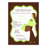 invitation de achat de baby shower de maman modern
