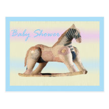 Invitation de baby shower carte postale