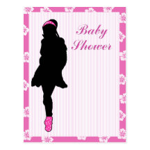 Invitation de baby shower carte postale
