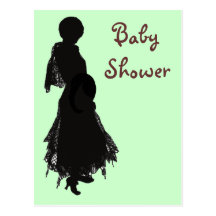 Invitation de baby shower cartes postales