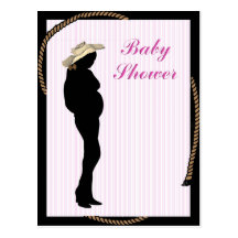Invitation de baby shower cartes postales