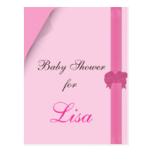 Invitation de baby shower cartes postales