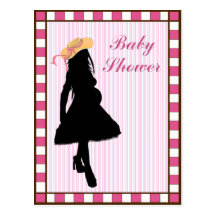 Invitation de baby shower cartes postales