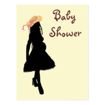 Invitation de baby shower cartes postales