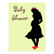 Invitation de baby shower cartes postales