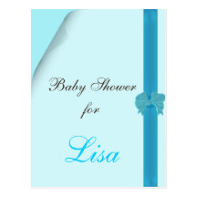 Invitation de baby shower cartes postales